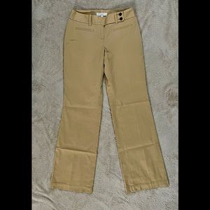 NWT Ann Taylor Loft Julie Khaki Pants Size 0